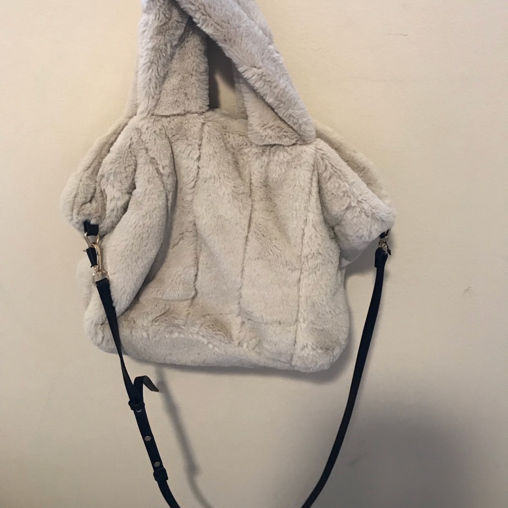 Faux fur bag